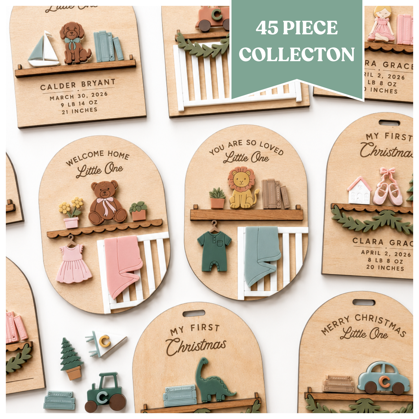 Baby Room Signs & Ornaments Set