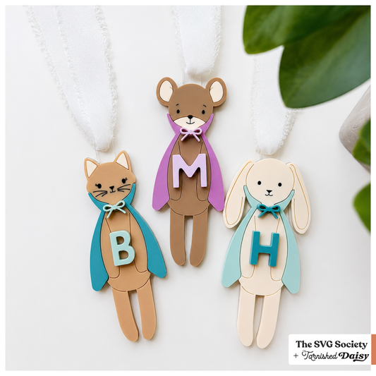 Boo Bag Vampire Animal Tags