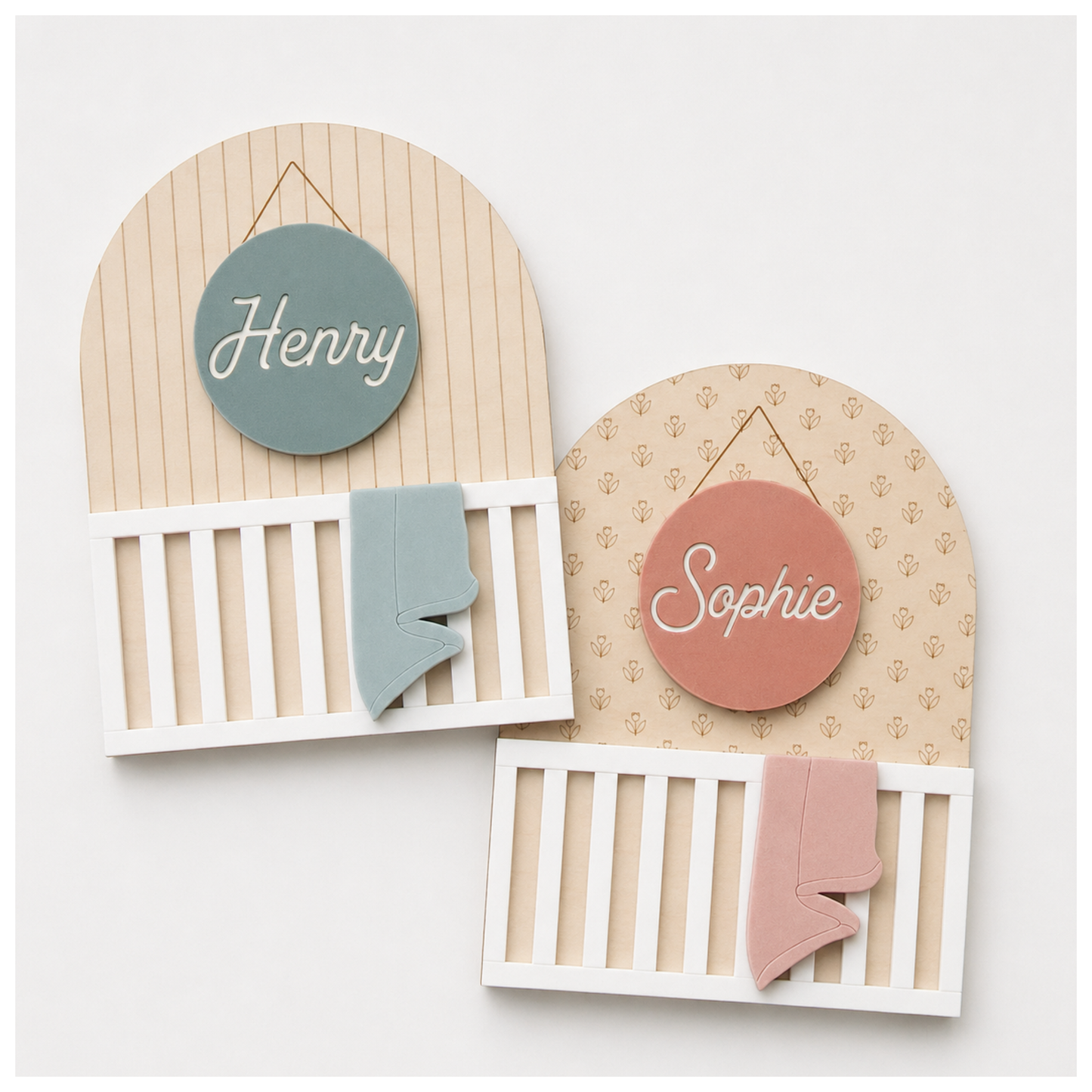 Baby Room Round Sign