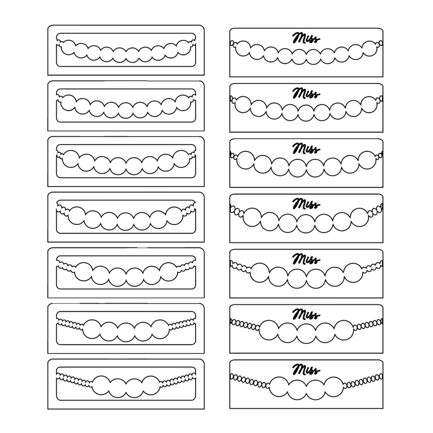 Teacher Name Sign Friendship Bracelets