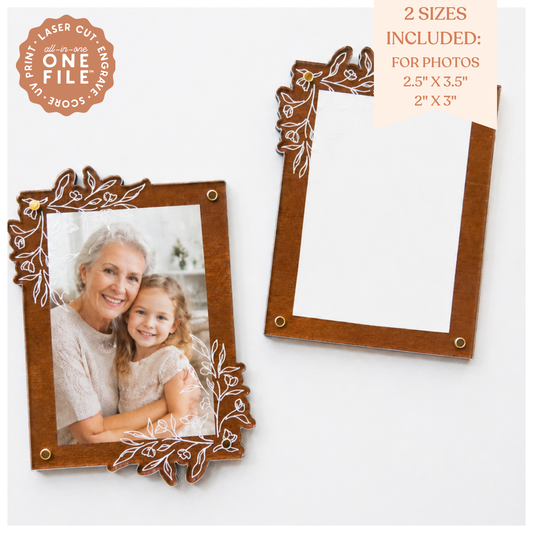 Magnet Frames Floral Square