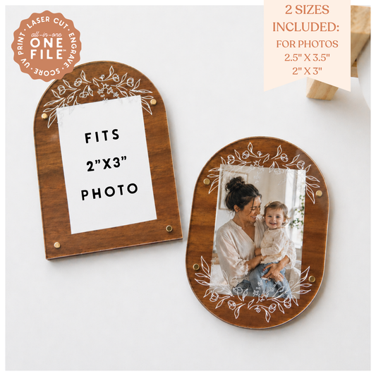 Magnet Frames Floral Oval Arch