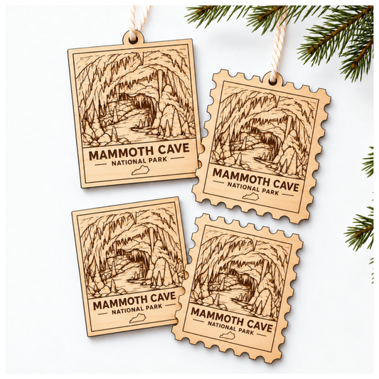National Park Collection: Mammoth Cave Stamp Ornaments & Magnets