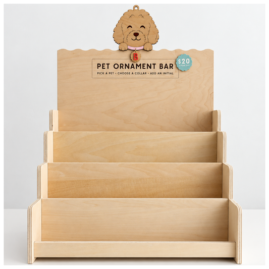 Pet Ornament Tiered Display Insert