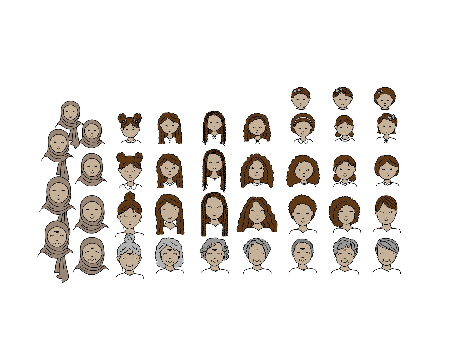 Custom Family Face Locket