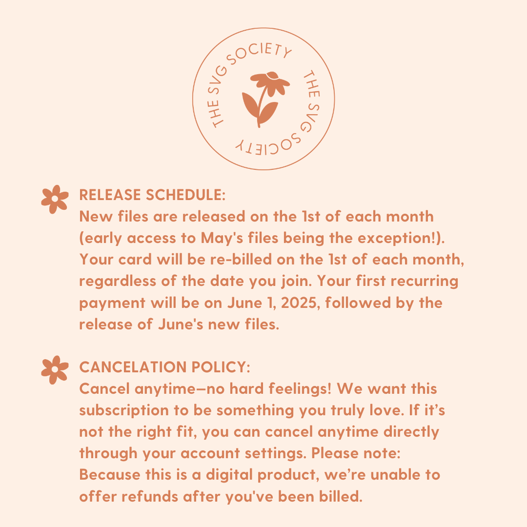 The SVG Society Monthly Subscription
