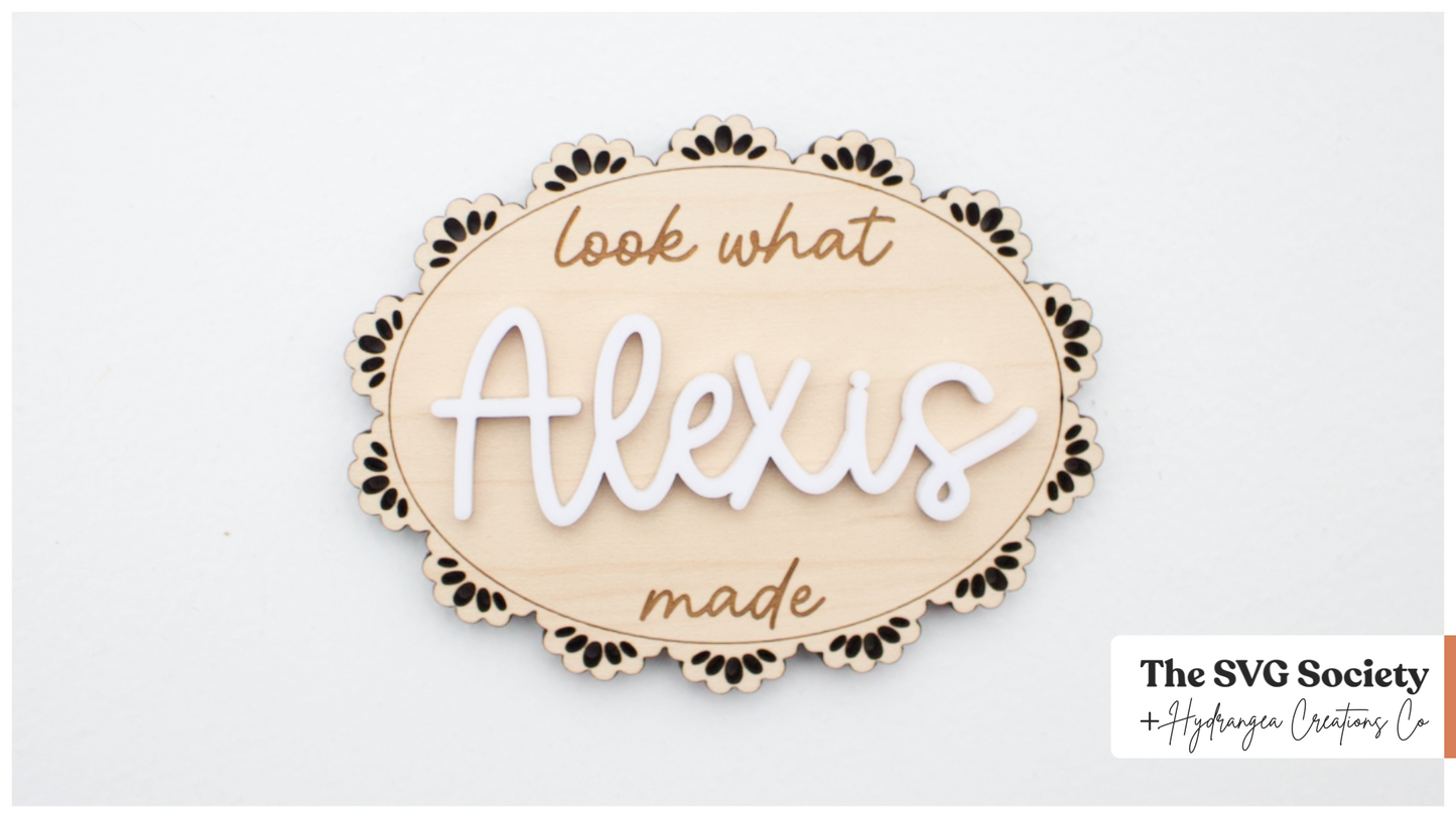 Lacey Look What I Made Magnet
