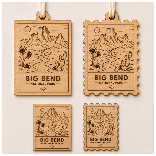 National Park Collection: Big Bend Stamp Ornaments & Magnets