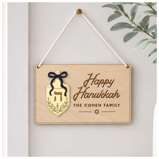 Dreidel Hanukkah Signs