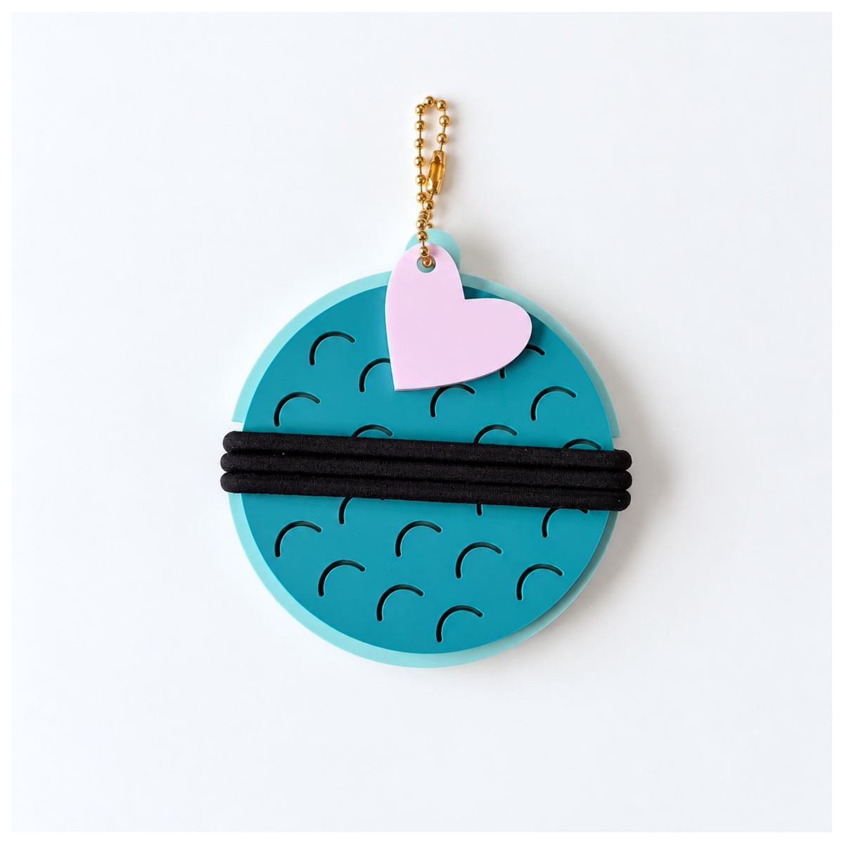 Golf Hair Tie Holder Keychains