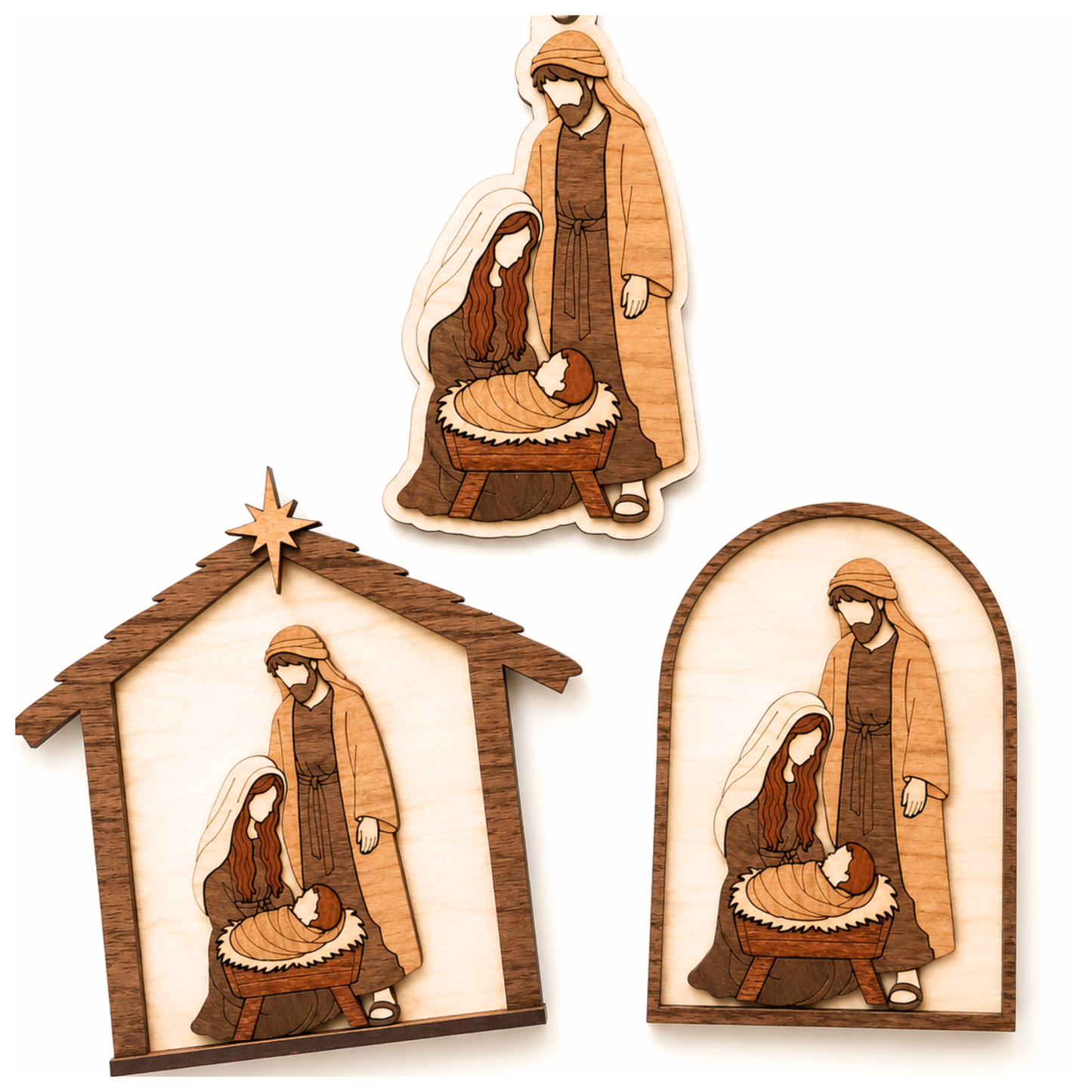 Nativity Family Art