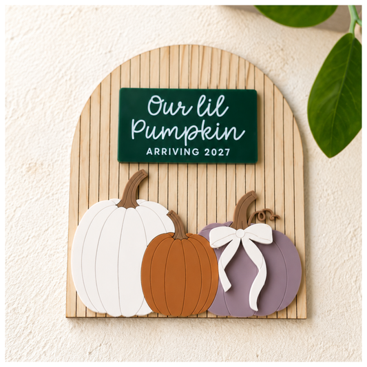 Our Lil Pumpkin Sign
