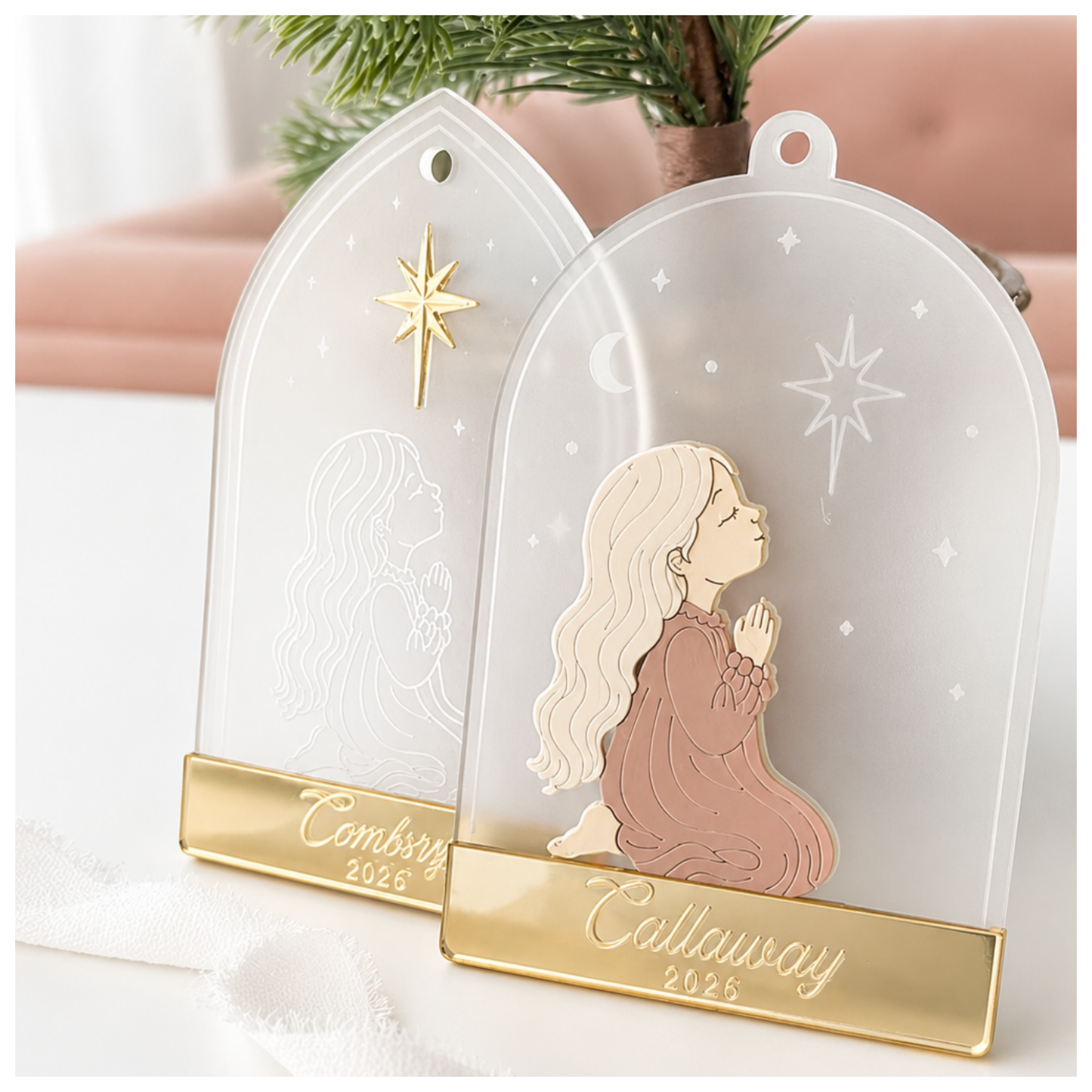Praying Children Ornament