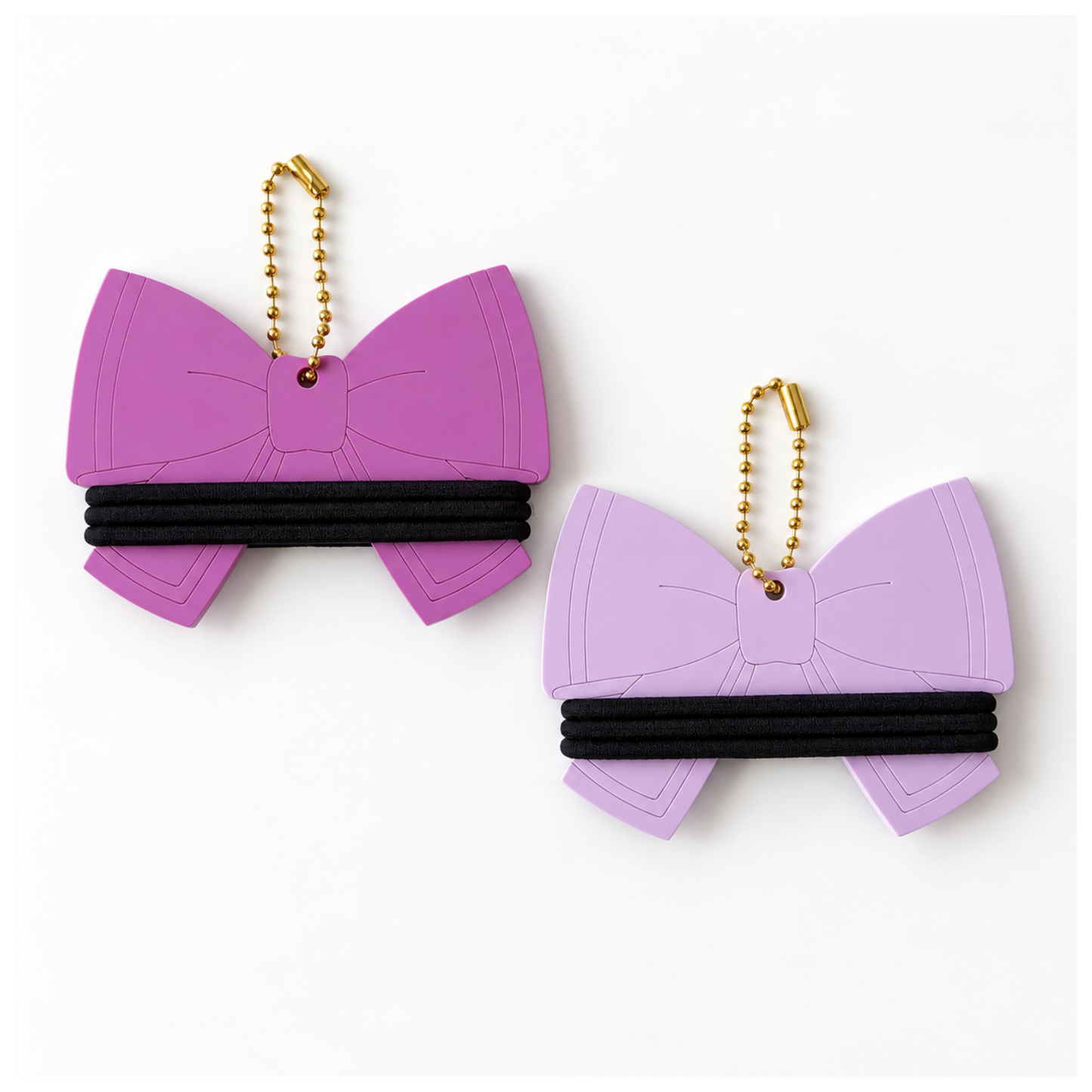 Sailor Bow Hair Tie Holder Keychains