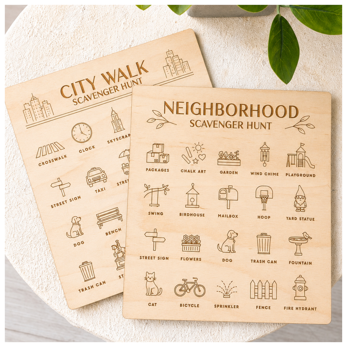 Neighborhood Walk Scavenger Hunt