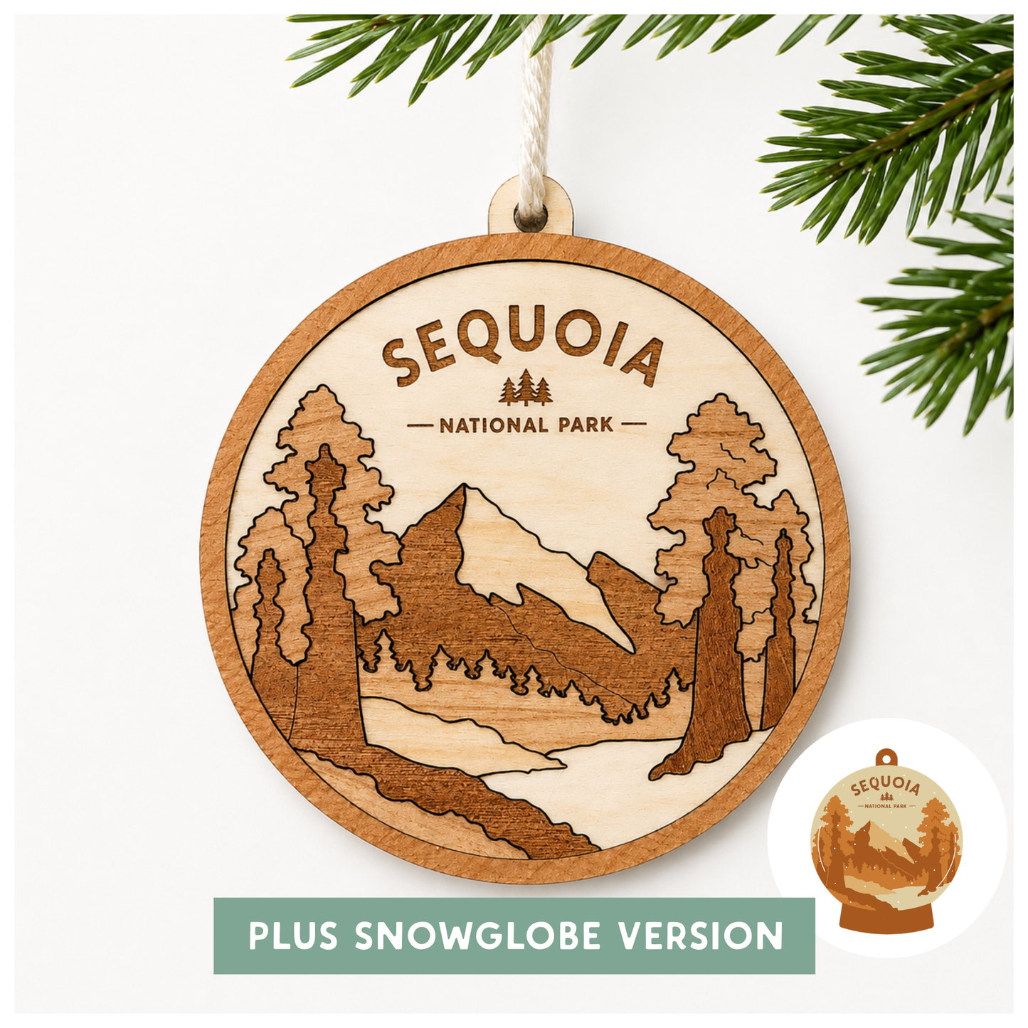 National Park Collection: Sequoia Round Ornaments