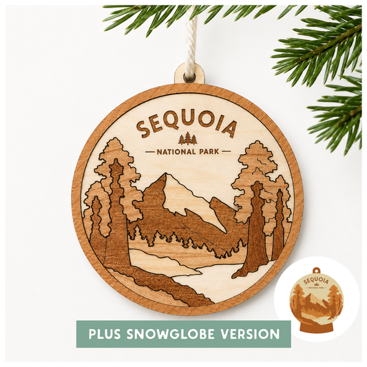 National Park Collection: Sequoia Round Ornaments