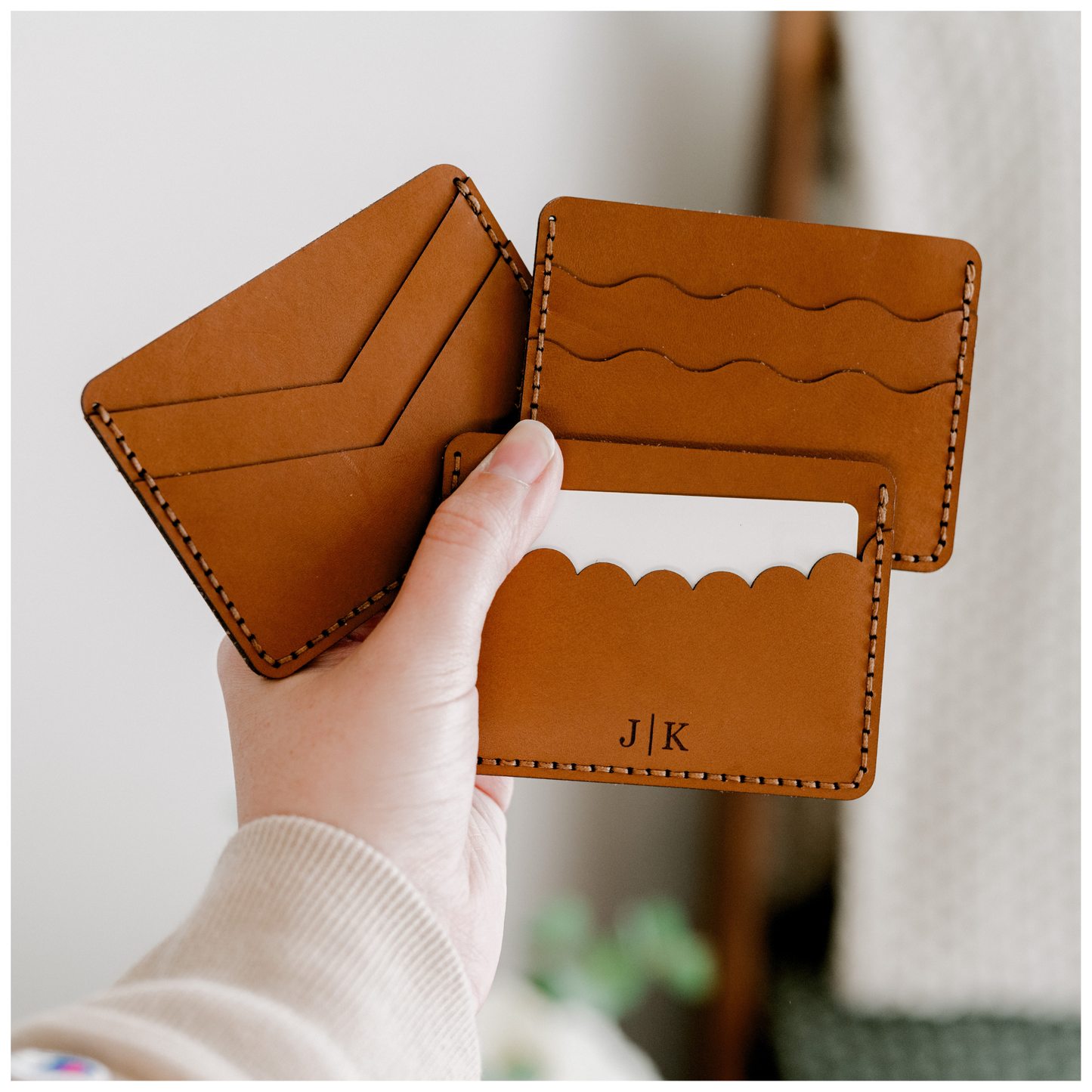 Leather Wallet Trio