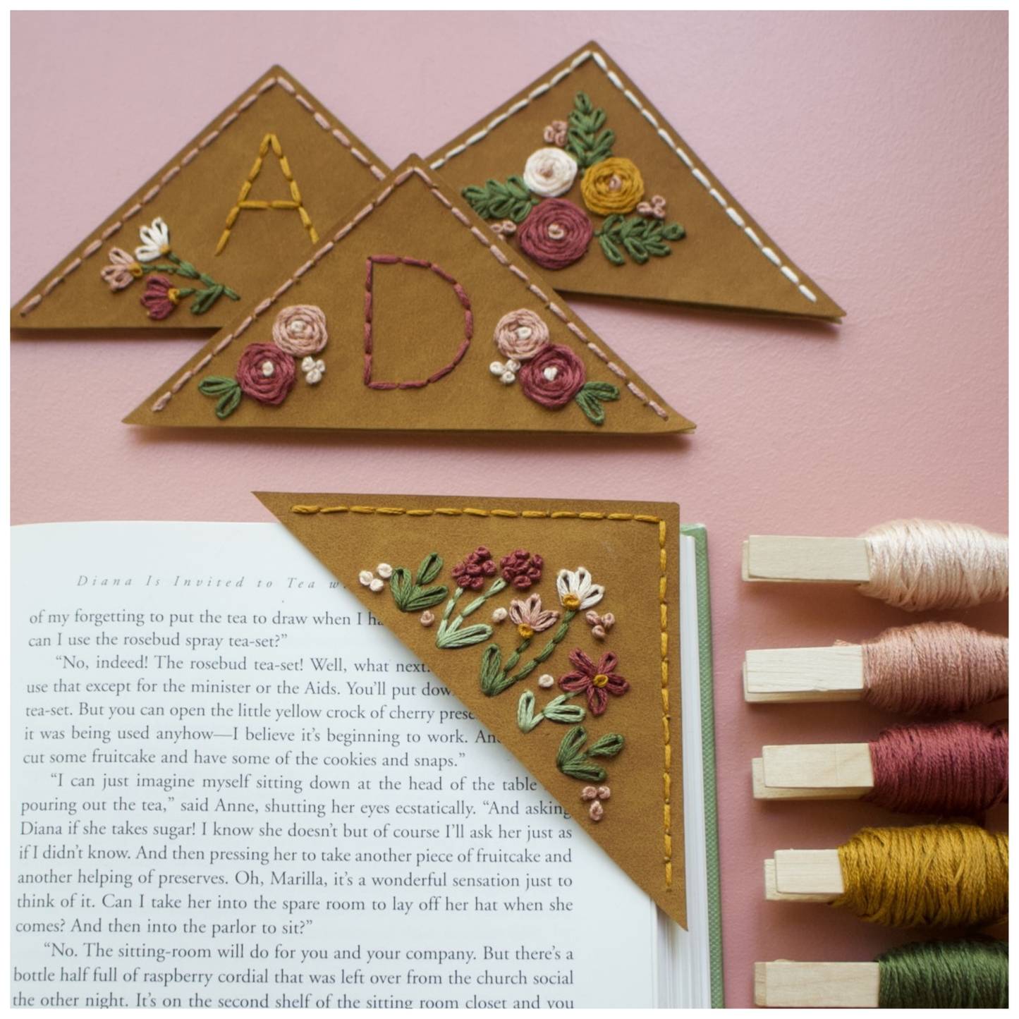 Embroidery Bookmark Set