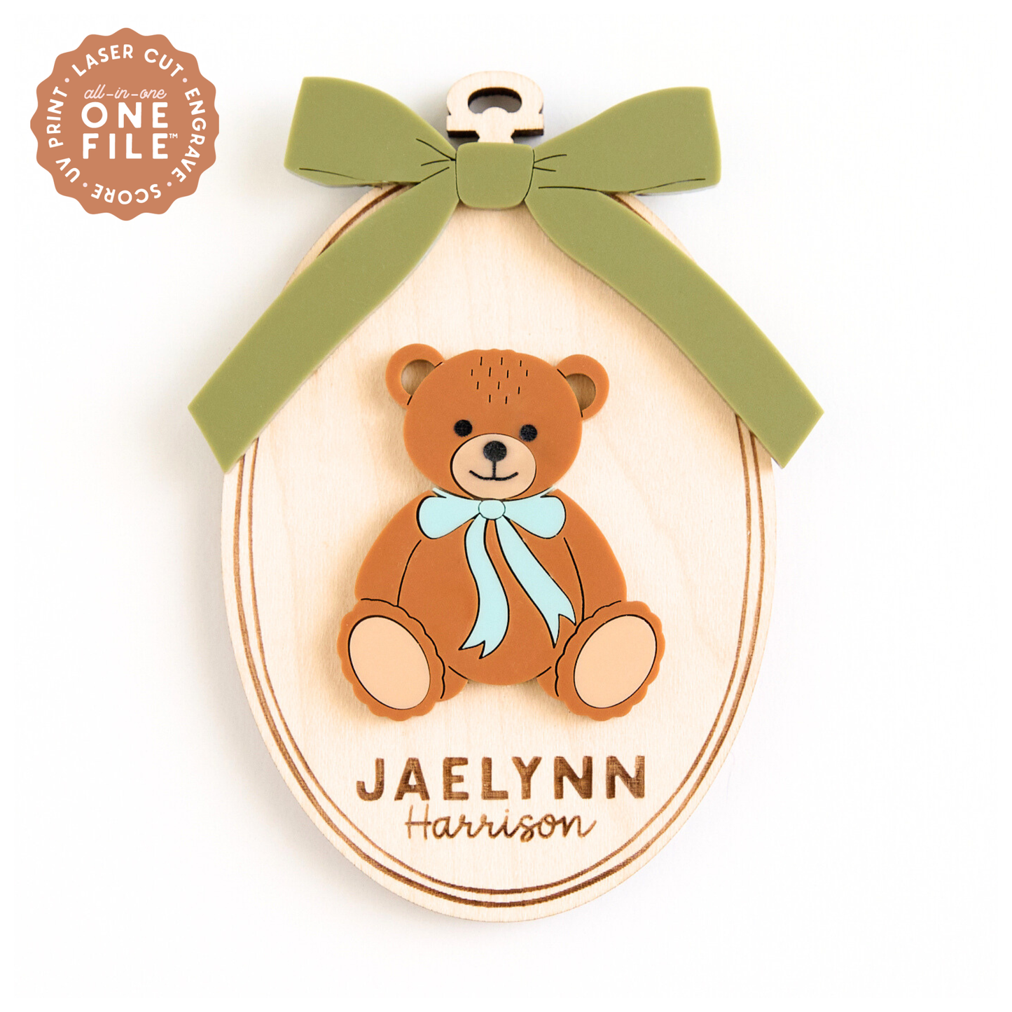 Vintage Bear Ornament