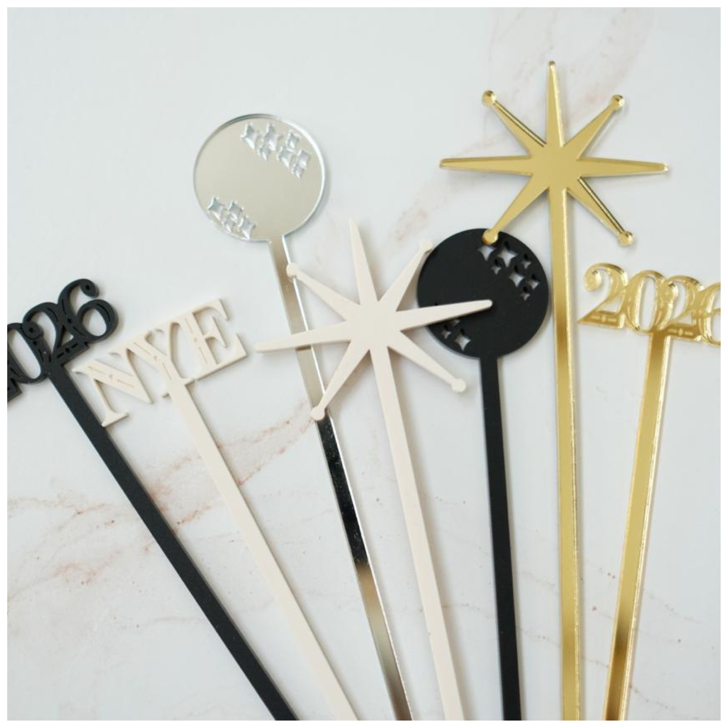 NYE Drink Stirrers