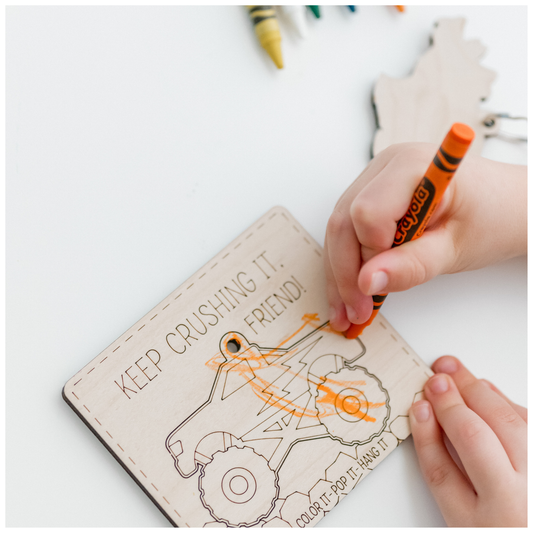 Monster Truck Coloring Kit