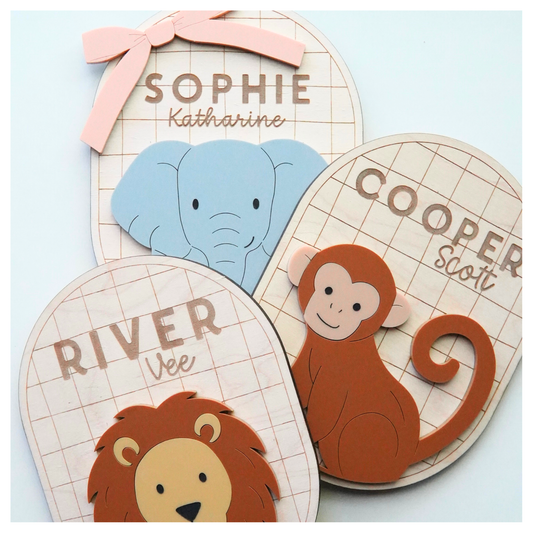 Zoo Animal Name Signs