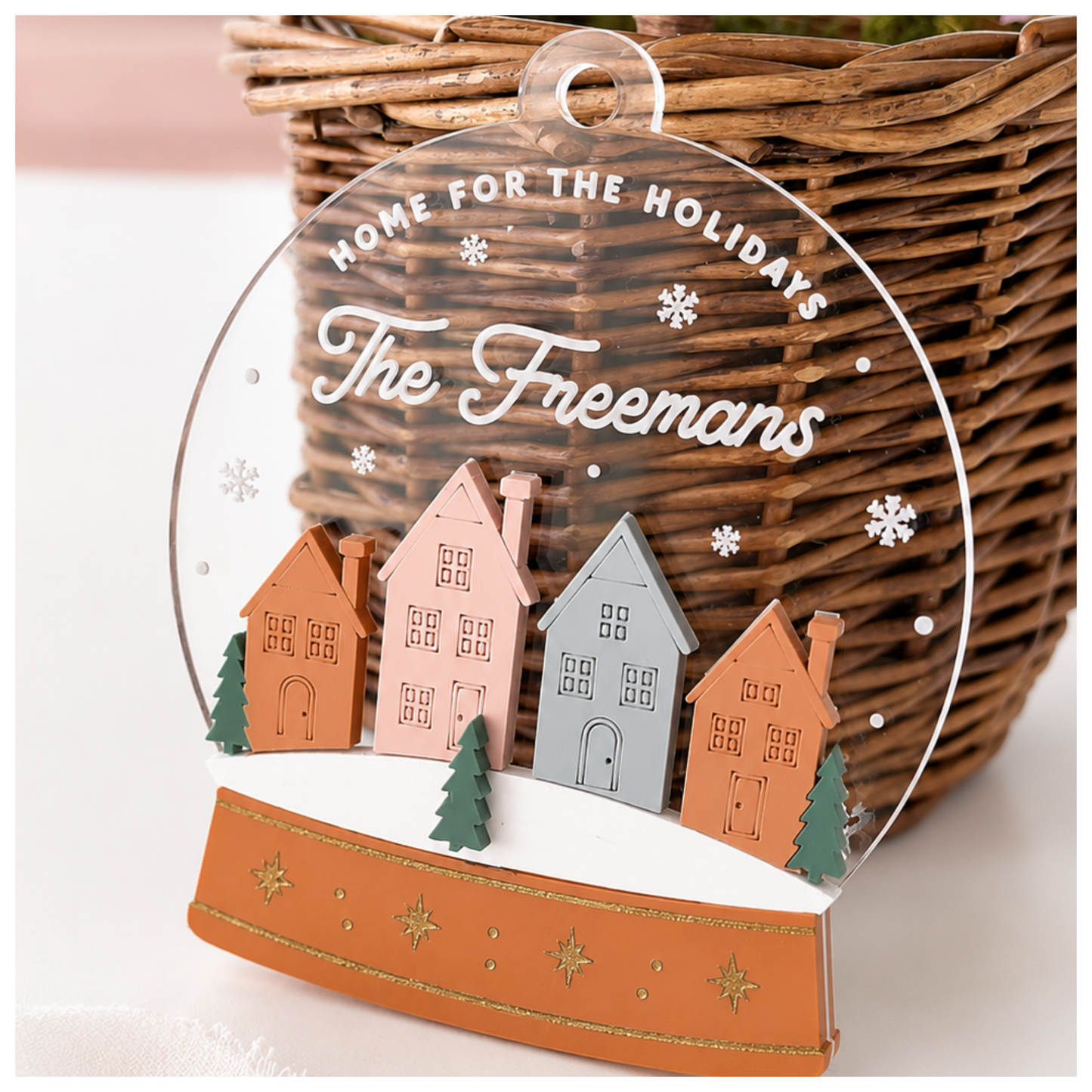 Snow Globe Christmas Village