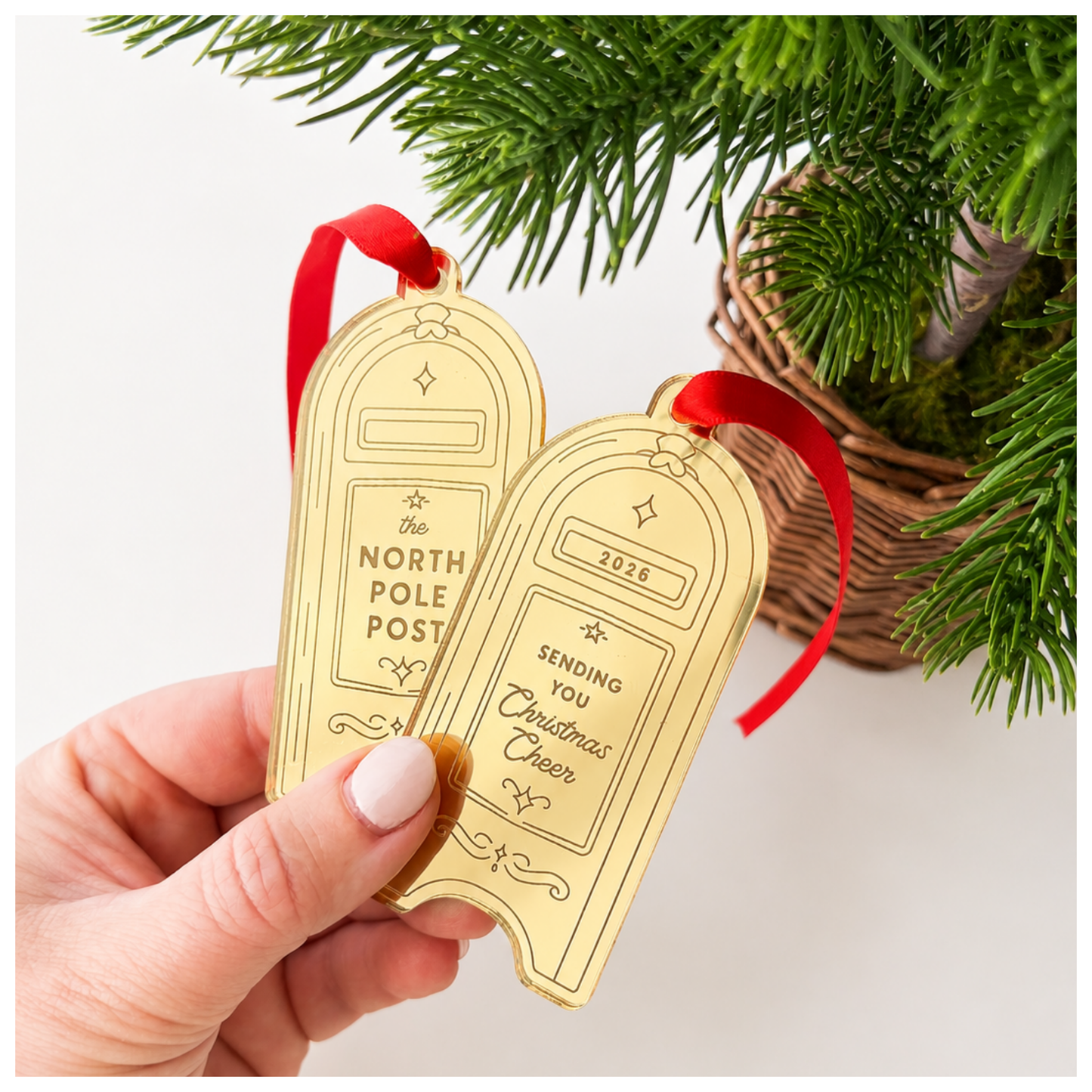 Vintage Mailbox Ornament