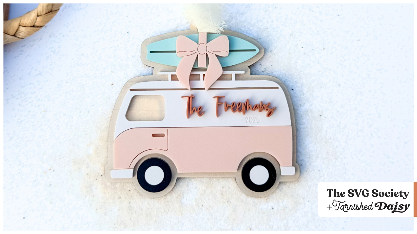 Surf Van Ornament