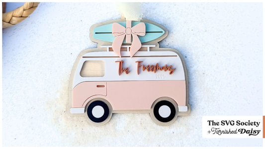 Surf Van Ornament
